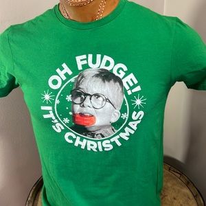 The Christmas Story Green Oh Fudge T-Shirt